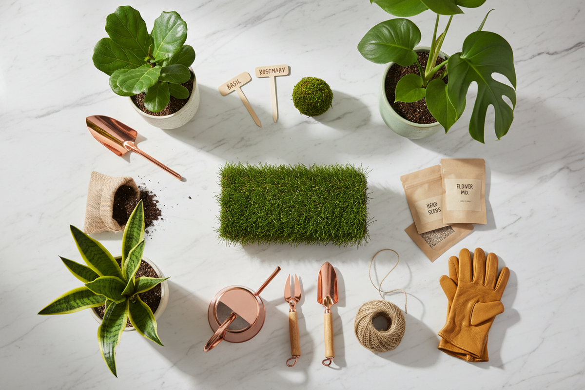 Garden, Planters & Tools