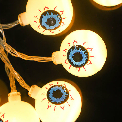 Halloween Eyeball Light String 10 Pcs
