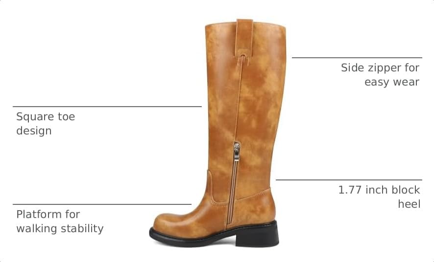 COLETER Women's Knee High Boots Different Styles plenty of Color