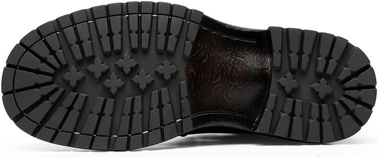 Men's Leather Derby Boots Business Winter