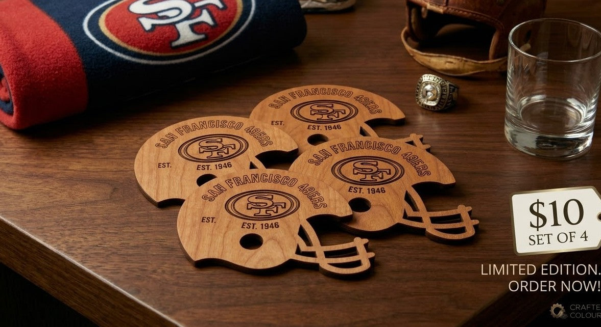 Personalized American Football Coasters