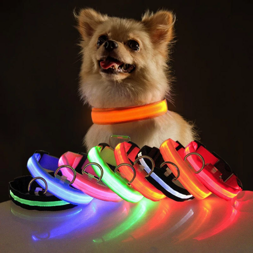 Flashing Collar Light Up Glow Pet Safety
