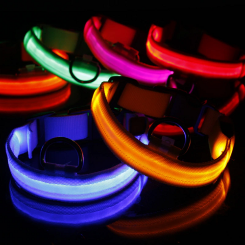 Flashing Collar Light Up Glow Pet Safety