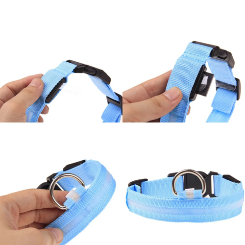 Flashing Collar Light Up Glow Pet Safety