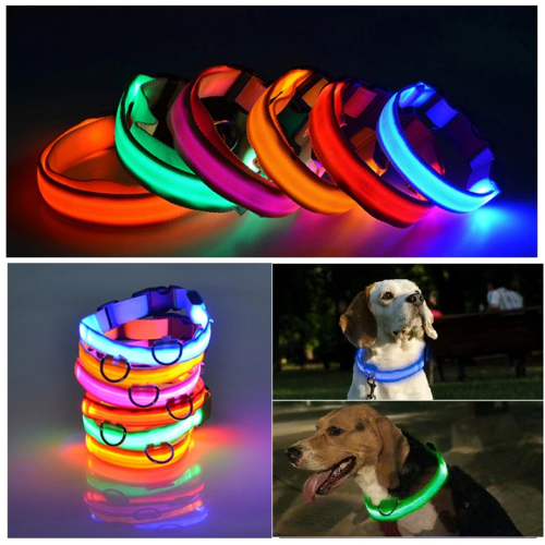 Flashing Collar Light Up Glow Pet Safety