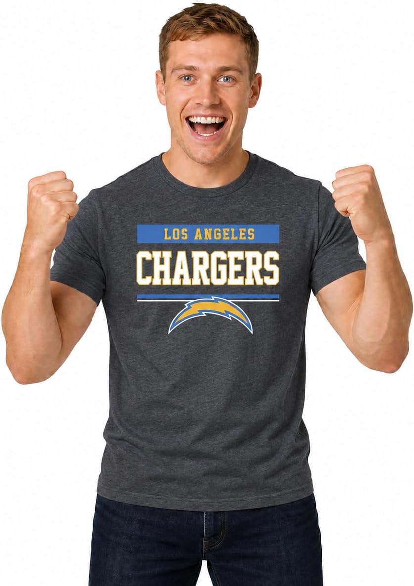 NFL T-Shirt for Men and Women - Cotton Blend Tagless Tee