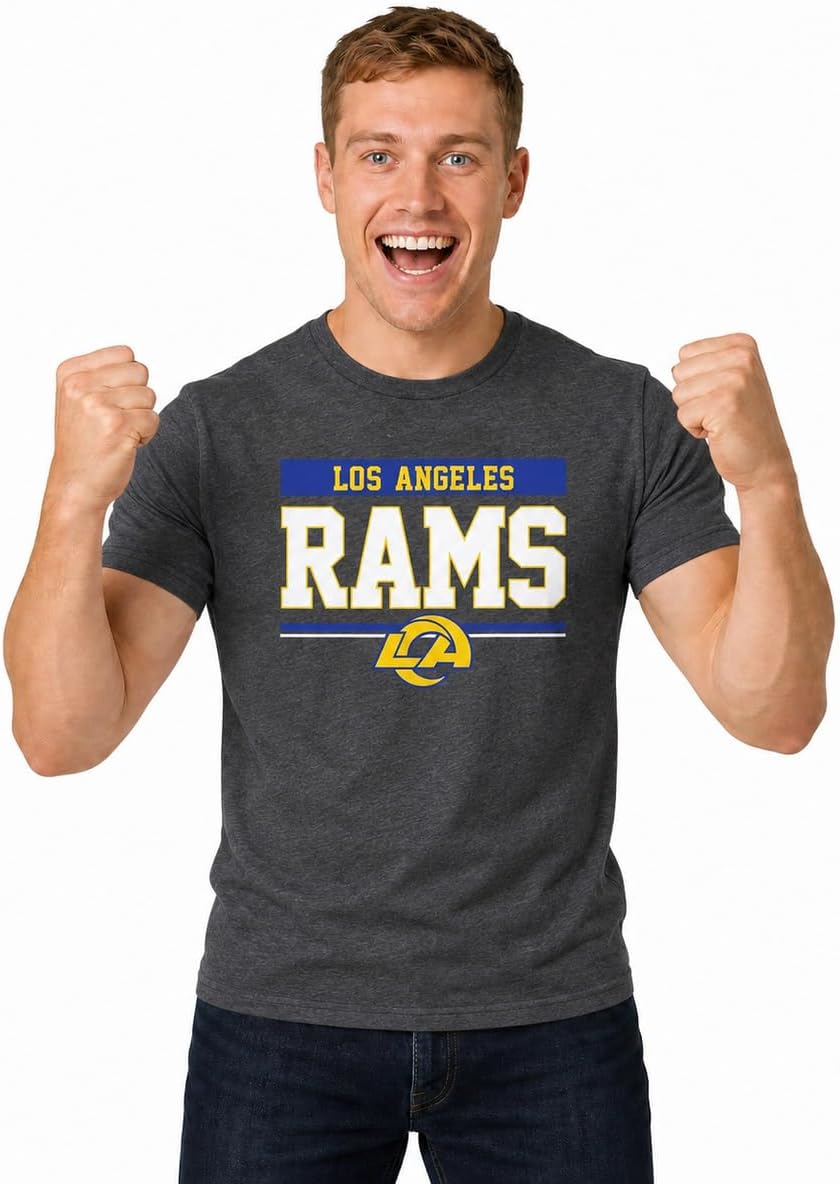 NFL T-Shirt for Men and Women - Cotton Blend Tagless Tee