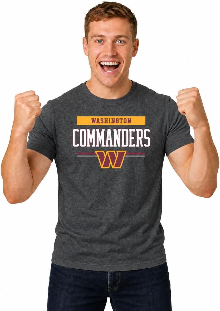 NFL T-Shirt for Men and Women - Cotton Blend Tagless Tee