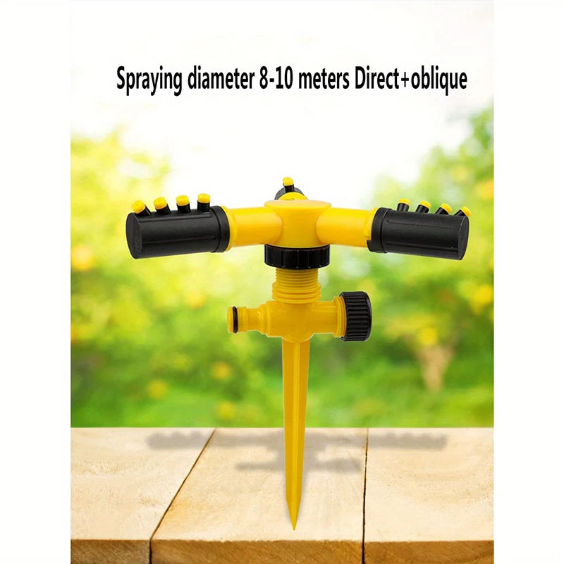 1pc 360-Degree Spinning Sprinkler Gardening Flowers Watering Nozzle For Gardening Lawn Irrigation Gardening Accessories