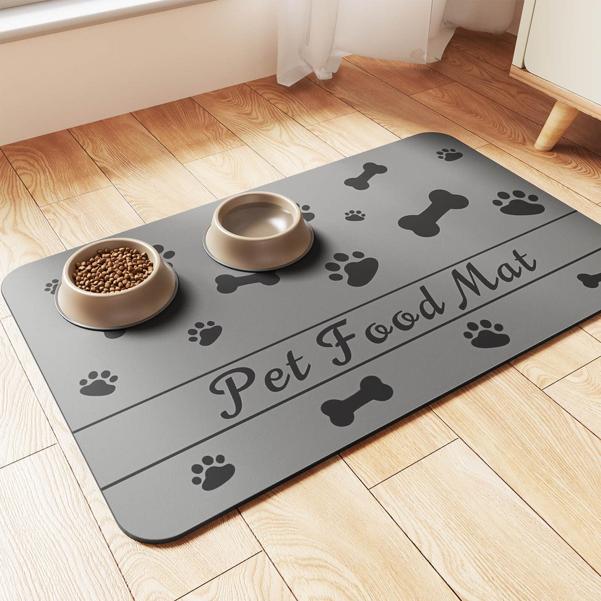 Pet Feeding Absorbent Pet Placemat VARIETY Food/Water Bowl, water proof