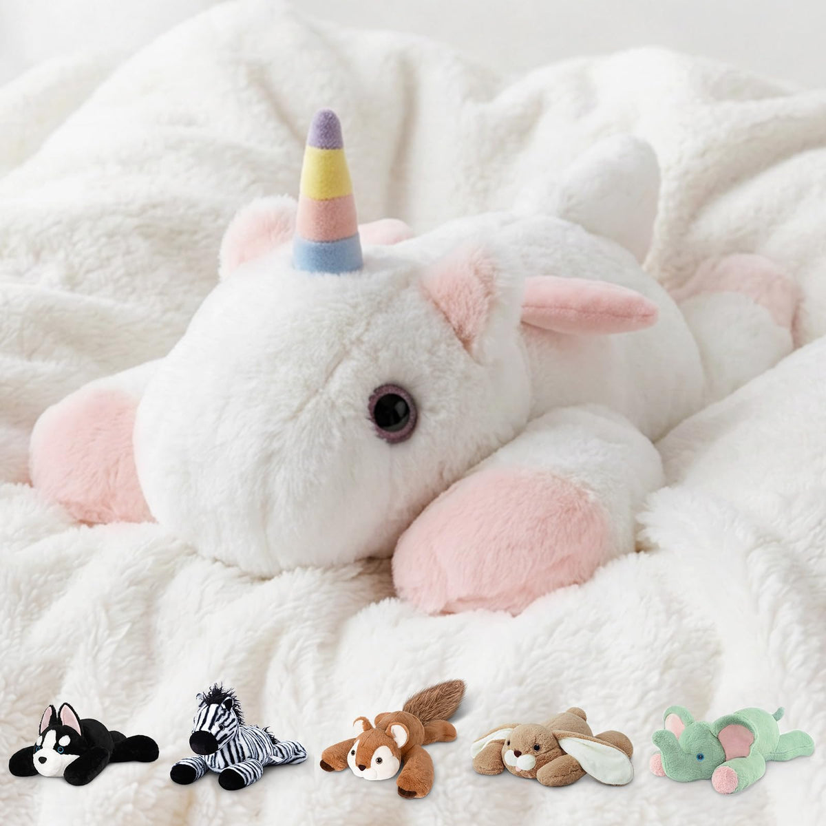 Best Friends Weighted Stuffed Animals, Multiple options each