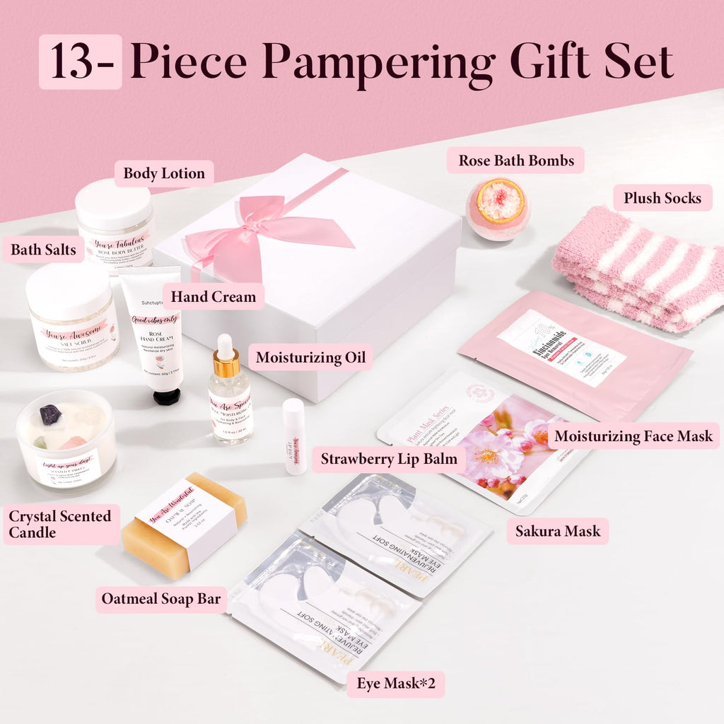 Spa Gifts for Women 13Pcs Self Care Package