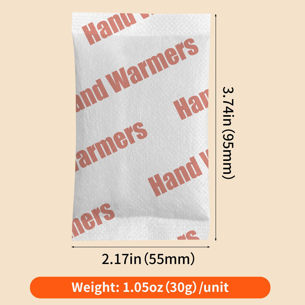 Hand Warmers Disposable - Up to 15 Hours of Heat - 10/50/100/200 Pack Super Lasting Air Activated Warmers, All Natural, Portable for Body, Hands & Toes - Odorless Hot Warmer Heater for Outdoor