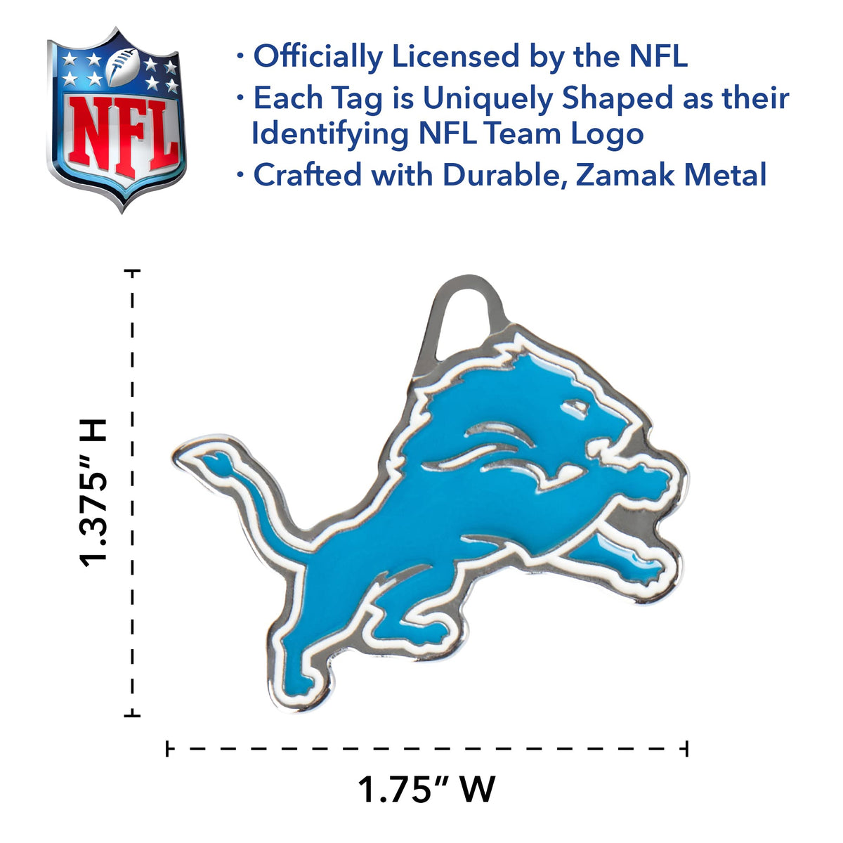 NFL Pet ID Tags – All 32 Teams | Personalized Engraved Dog & Cat Tags