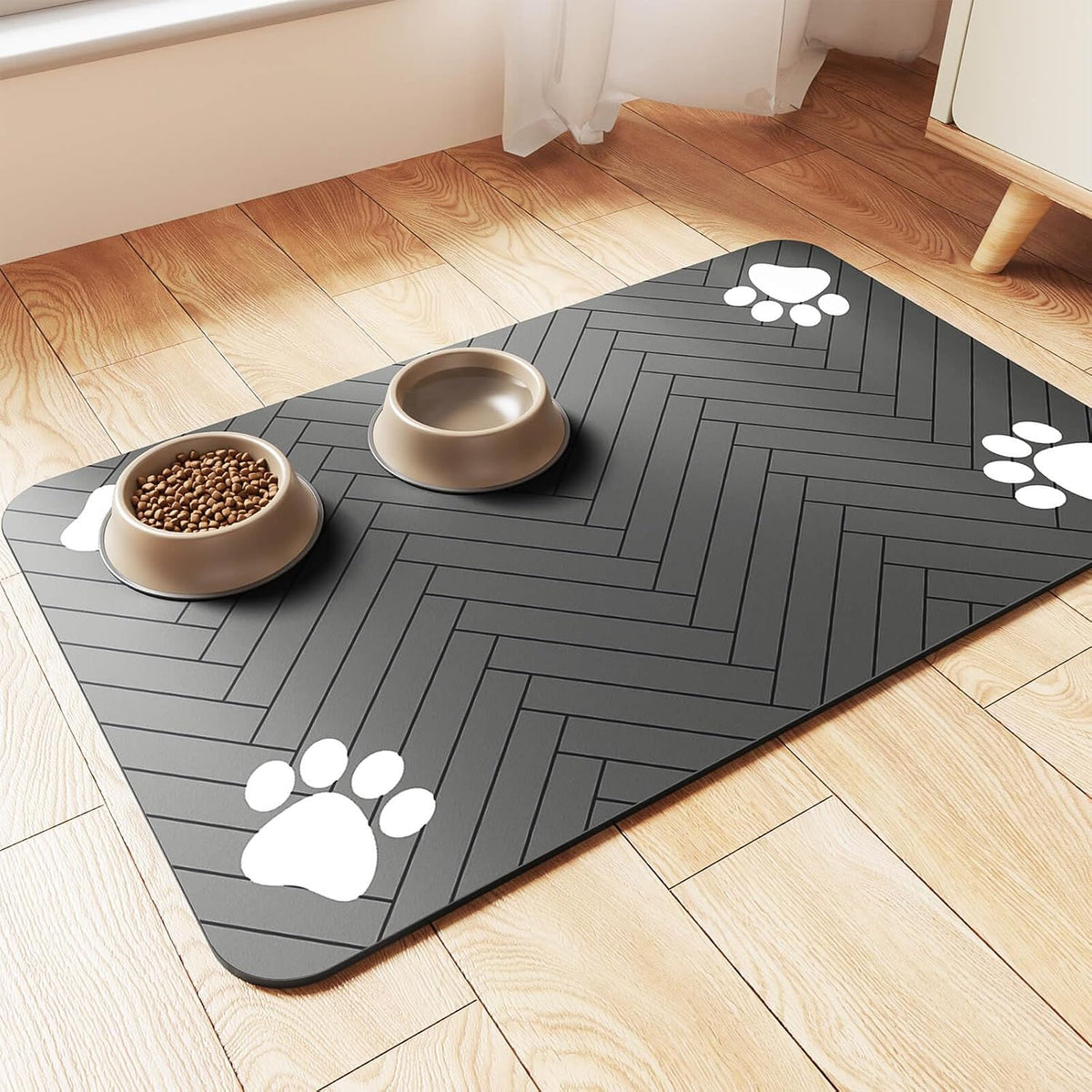 Pet Feeding Absorbent Pet Placemat VARIETY Food/Water Bowl, water proof