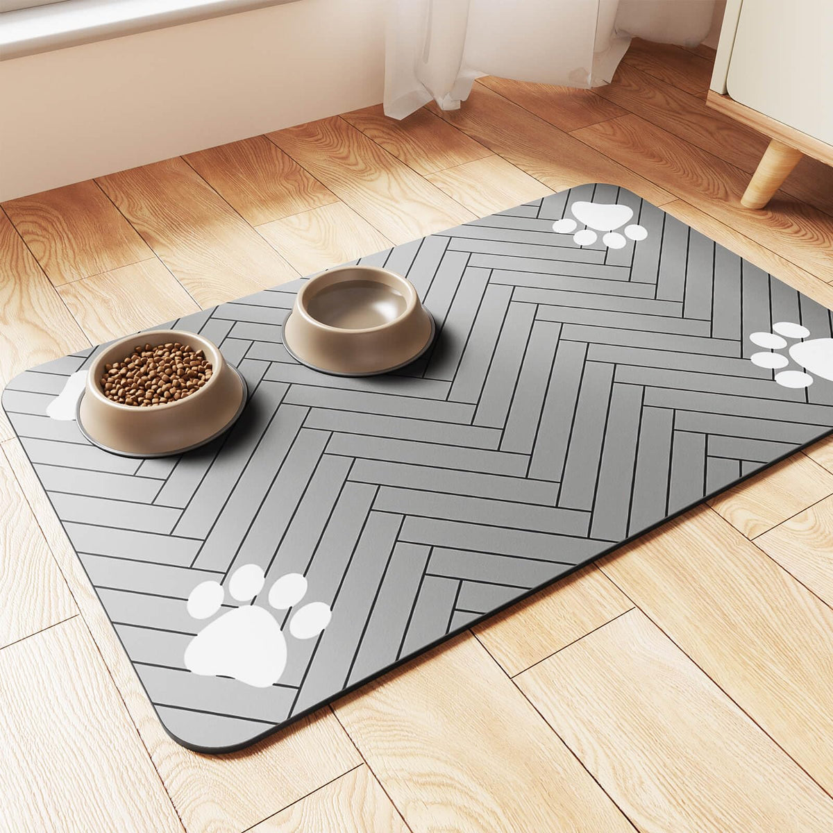 Pet Feeding Absorbent Pet Placemat VARIETY Food/Water Bowl, water proof