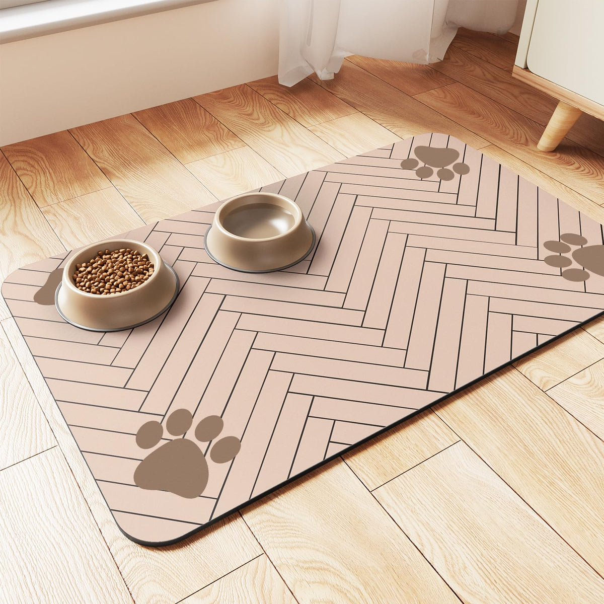 Pet Feeding Absorbent Pet Placemat VARIETY Food/Water Bowl, water proof