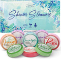 Aromatherapy Shower Steamers 8-Pack | Natural Essential Oils Home Spa