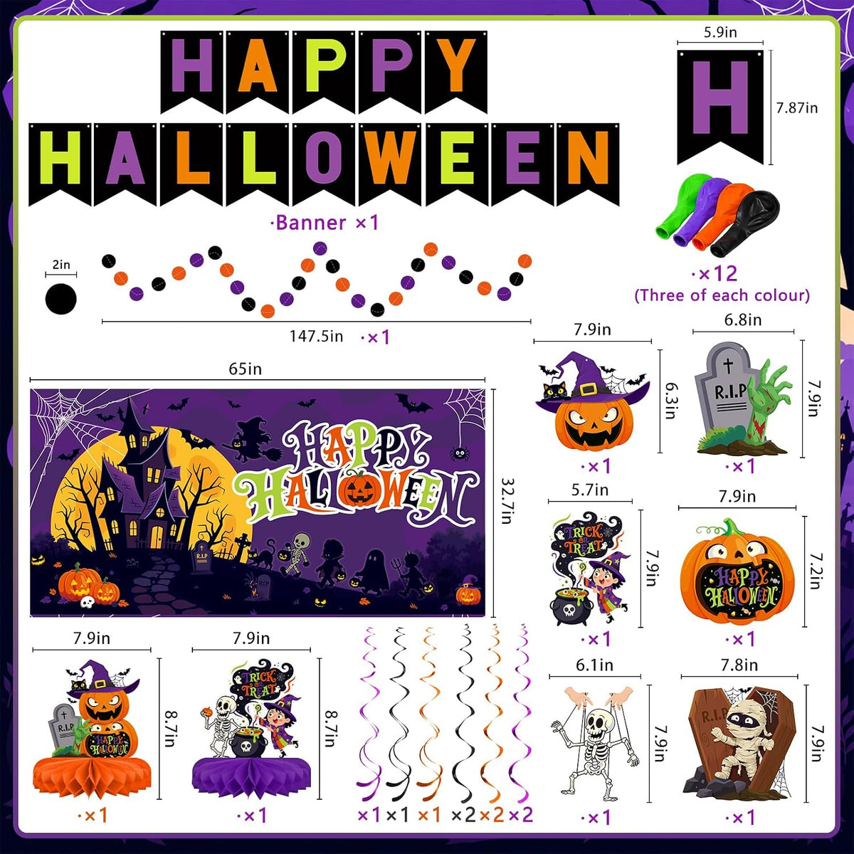 Halloween Decoration Kit