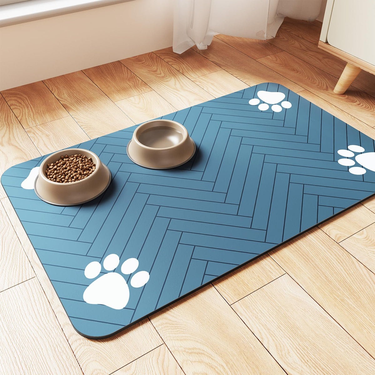 Pet Feeding Absorbent Pet Placemat VARIETY Food/Water Bowl, water proof