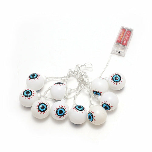 Halloween Eyeball Light String 10 Pcs