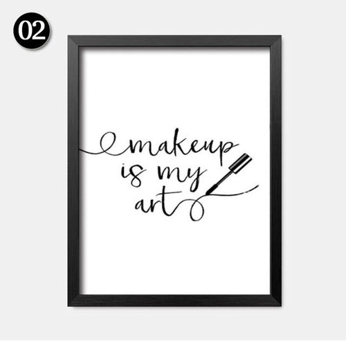 MakeUp Is My Art Canvas