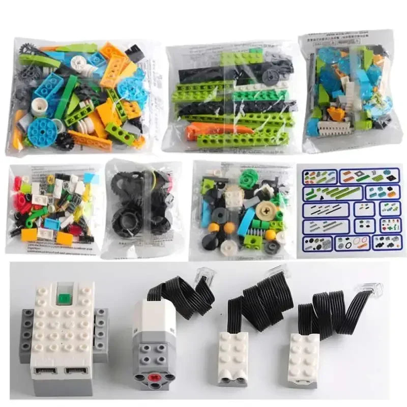 Core Programming STEM Kit Bluetooth App Control for Legoeds Motor Sensor Robot Building Blocks Bricks Education Learning Toy