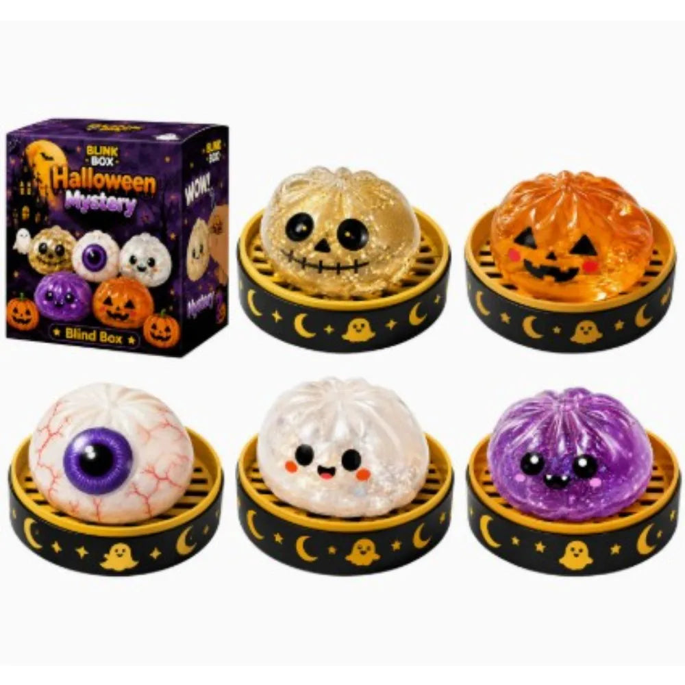 New hot 5.5cm Halloween themed creative decompression, kneading, squeezing, and venting toy