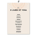 （2D Canvas painting） Spiritual Decor Yoga Posters And Prints Gym Zen Wall Canvas Painting Modern Art Mural Pictures Classroom
