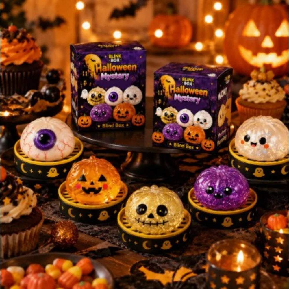 New hot 5.5cm Halloween themed creative decompression, kneading, squeezing, and venting toy