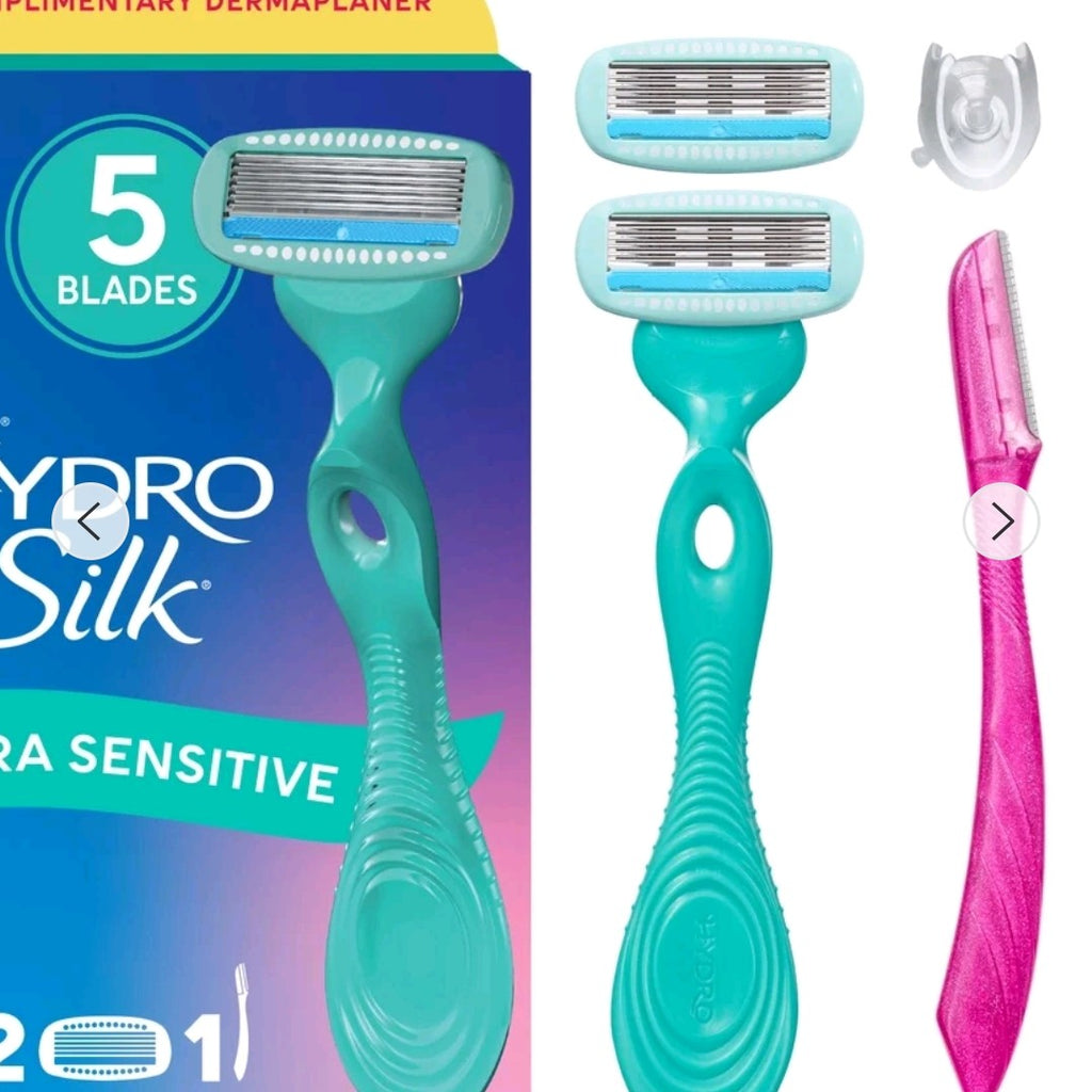 Schick Hydro Silk Sensitive Care Razor – 1 Handle + 2 Refills