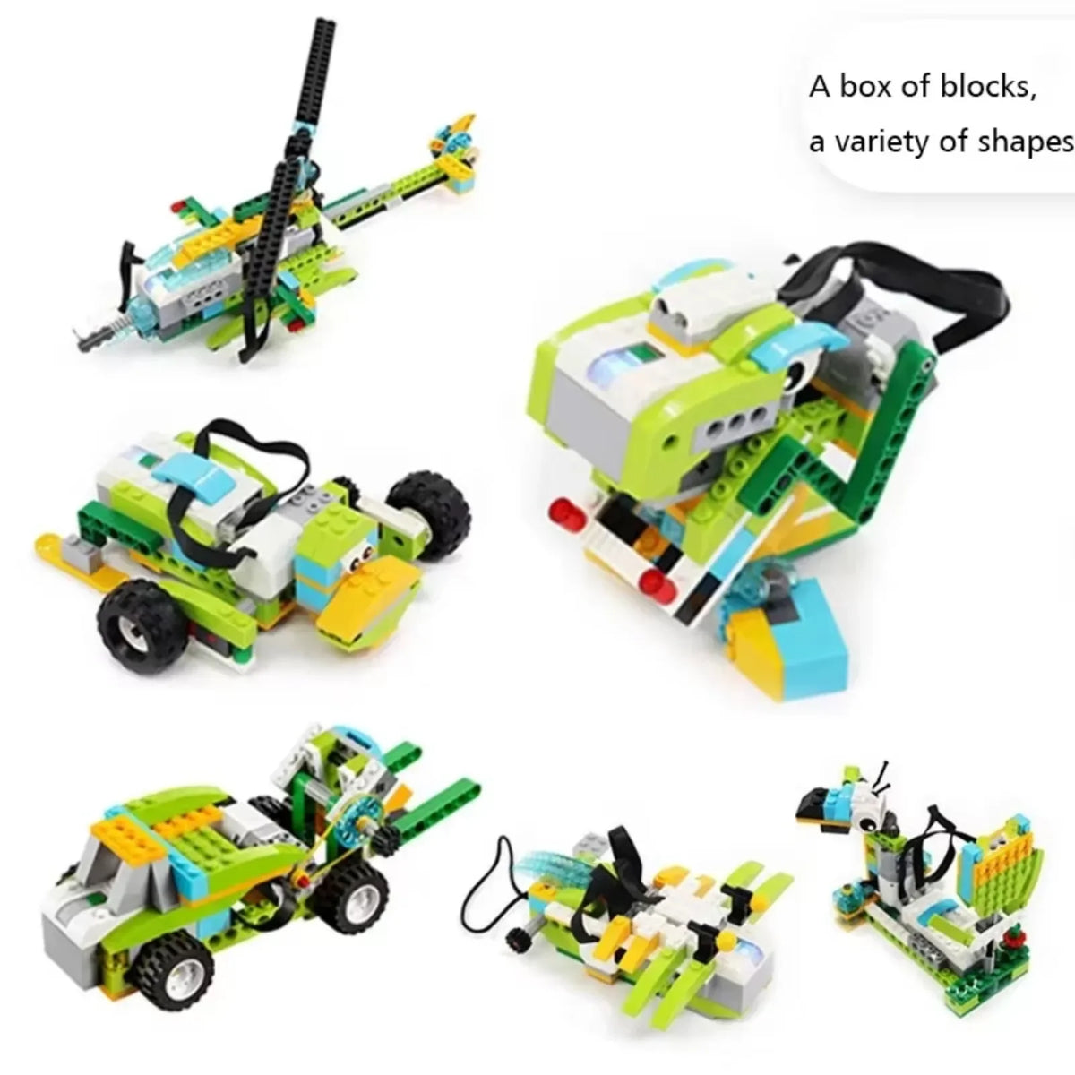 Core Programming STEM Kit Bluetooth App Control for Legoeds Motor Sensor Robot Building Blocks Bricks Education Learning Toy