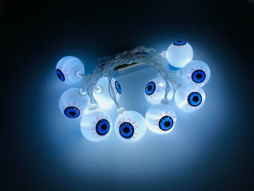 Halloween Eyeball Light String 10 Pcs