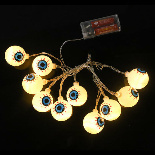 Halloween Eyeball Light String 10 Pcs