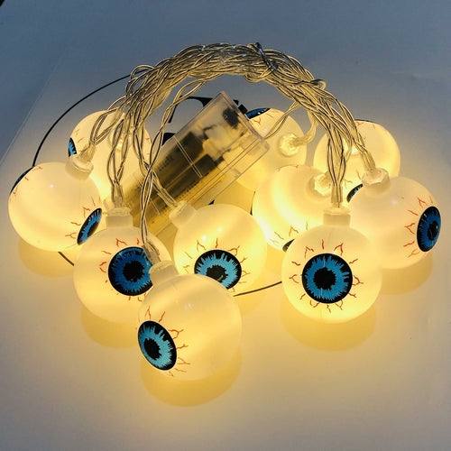 Halloween Eyeball Light String 10 Pcs