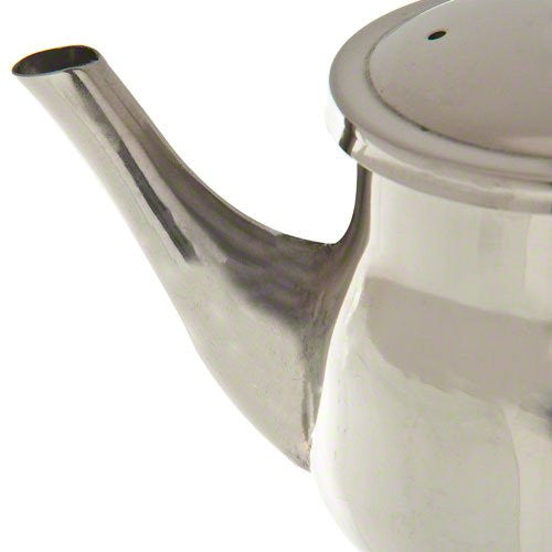 Stainless Steel Gooseneck Tea & Coffee Pot w/ Vented Hinged Lid