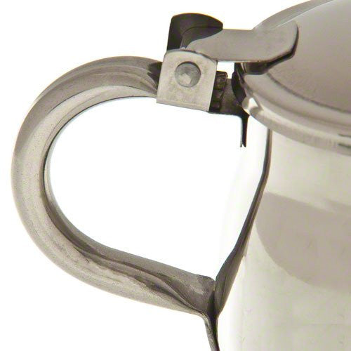 Stainless Steel Gooseneck Tea & Coffee Pot w/ Vented Hinged Lid
